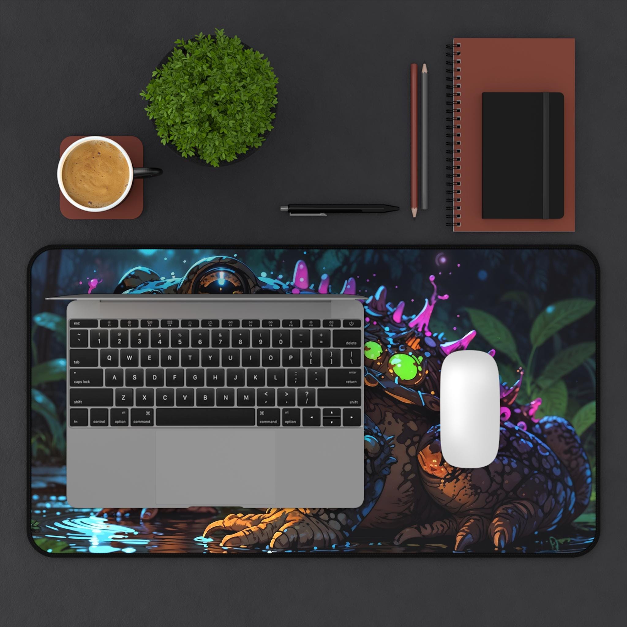 Cute Celestial Frog Desk Mat - - Desk Setup Workspace recension och pris