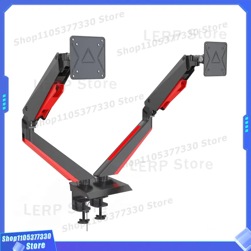 Aluminum Dual Monitor Arm 15 t - Desk Setup Dual Monitor recension och pris