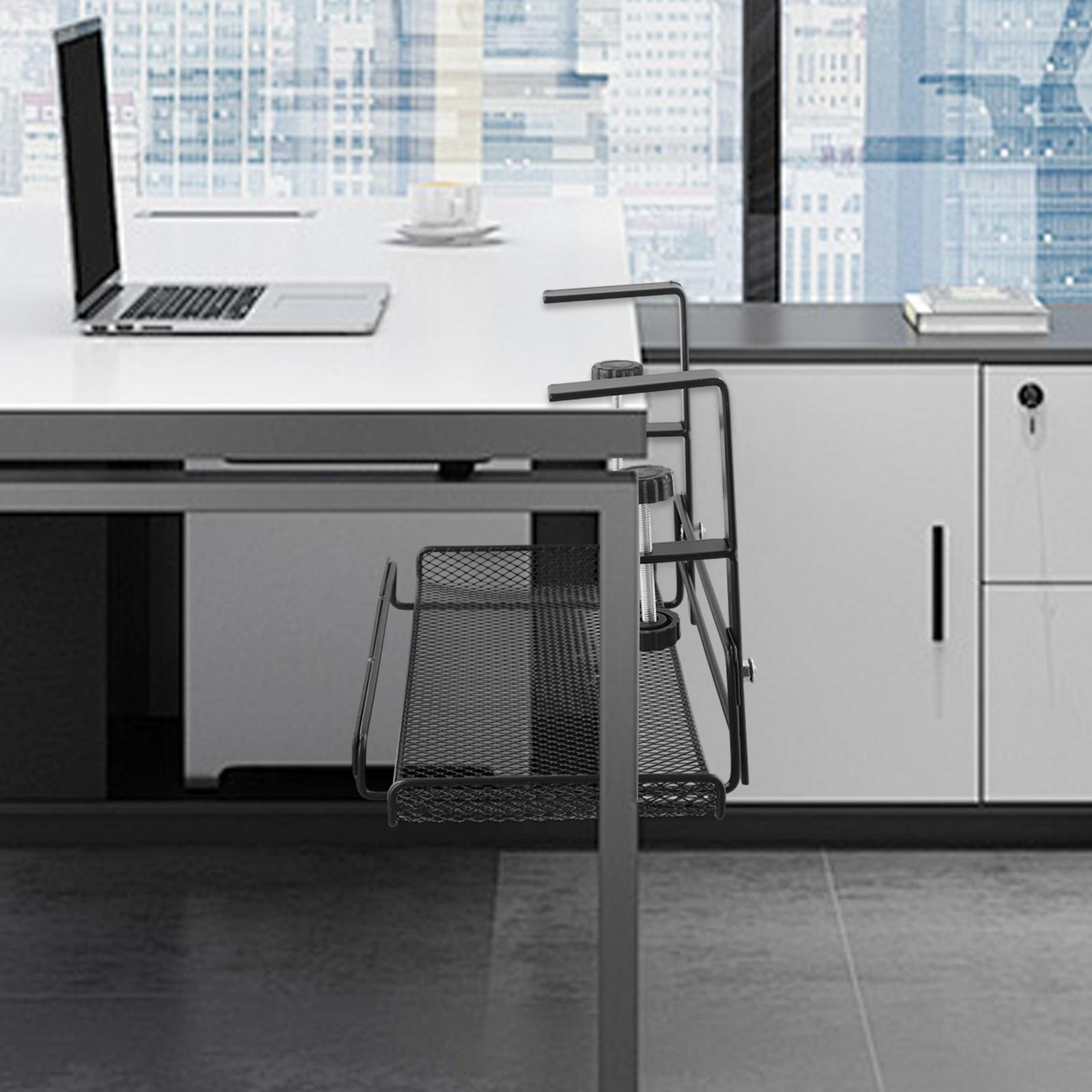 Adjustable Cable Tray Under De - Desk Setup Workspace recension och pris