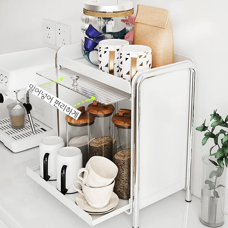 Desktop Organizer Storage Cabi - Desk Setup Organizer recension och pris