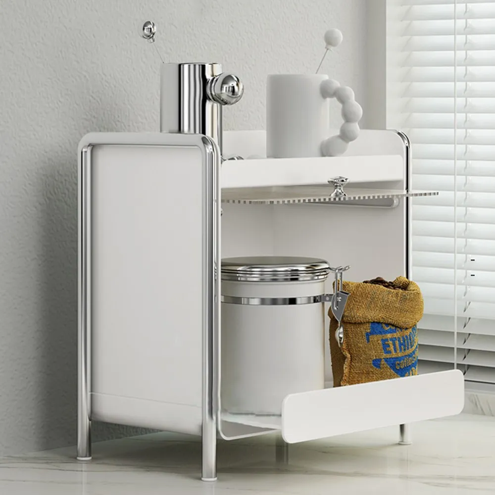 Desktop Organizer Storage Cabi - Desk Setup Organizer recension och pris