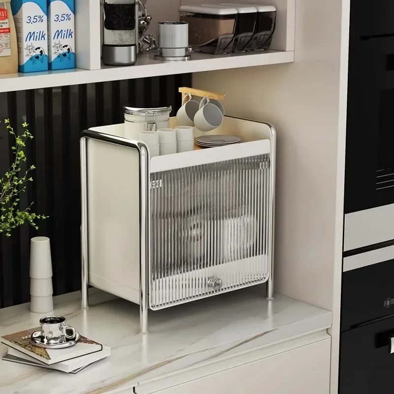 Desktop Organizer Storage Cabi - Desk Setup Organizer recension och pris