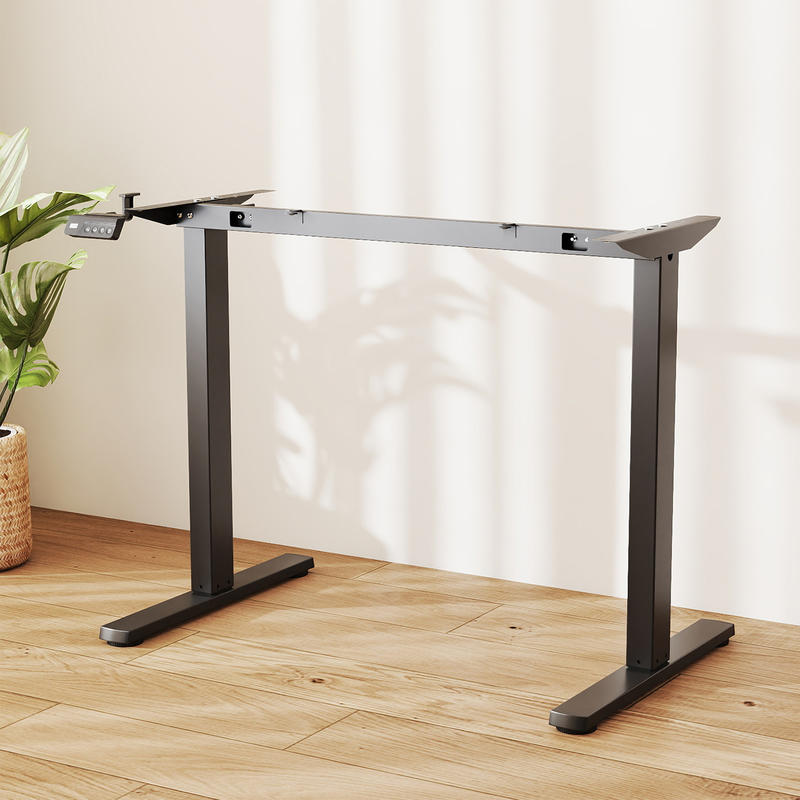 Electric Standing Desk Frame,  - Desk Setup Black And Wood recension och pris
