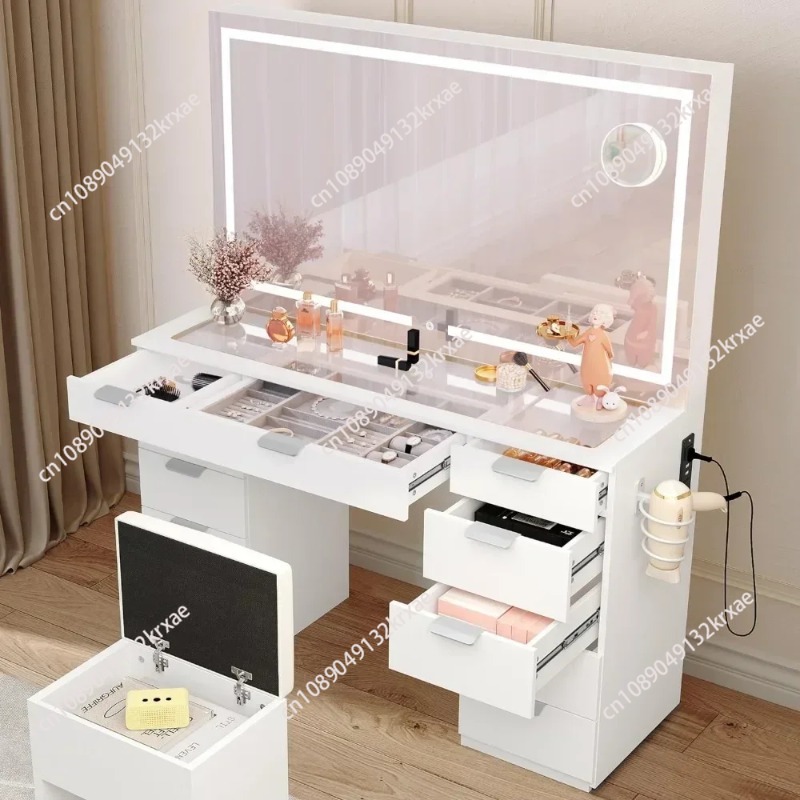 Make Up Table 46'' Large Makeu - Desk Setup Bedroom recension och pris