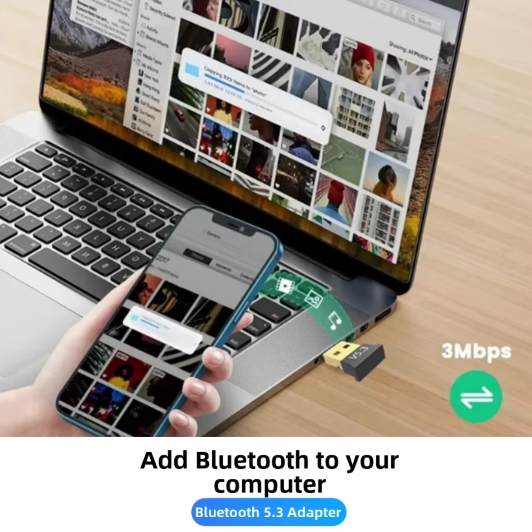 USB 5.3/5.1 Bluetooth Adapter  - Desk Setup Pc recension och pris