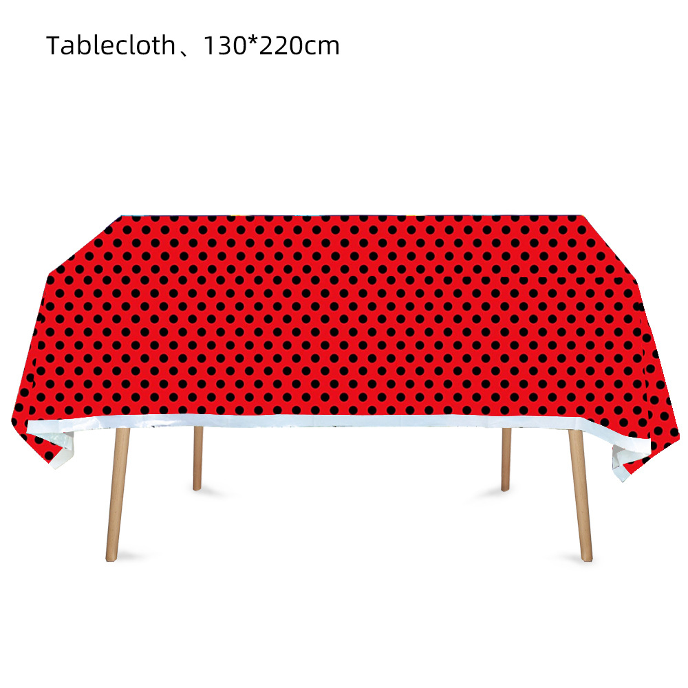 Red Black Polka Dot Theme Birt - Desk Setup Girl recension och pris