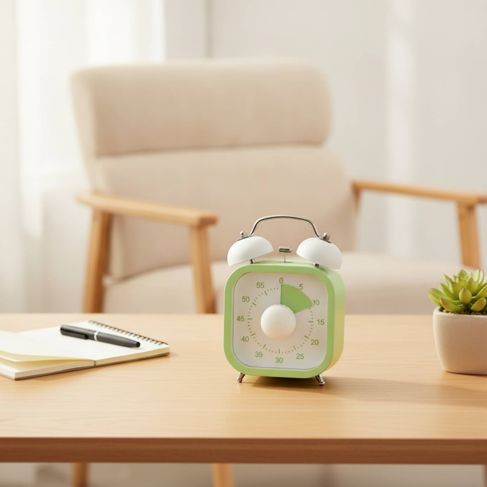 Timer with Bells Wind-up Analo - Desk Setup Requirements recension och pris