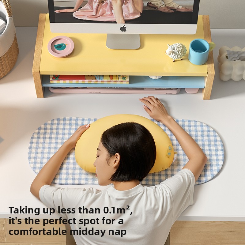 Wooden Monitor Riser Stand wit - Desk Setup Workspace recension och pris