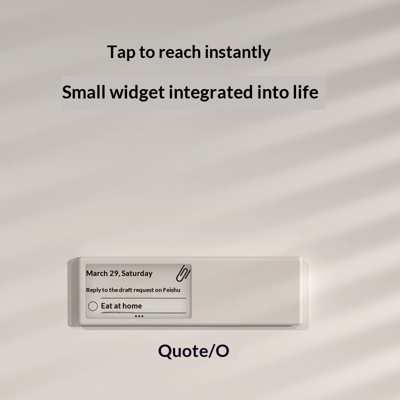 Quote 0 Desktop E Ink Display  - Desk Setup Quotes recension och pris