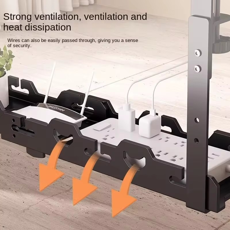 Desk Cable Storage Rack with M - Desk Setup Living Room recension och pris