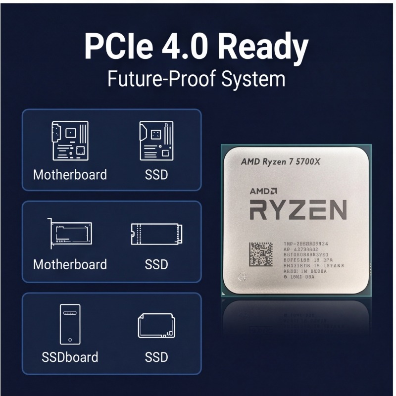 AMD Ryzen 7 5700X Processor Fo - Amd Cpu Ryzen 7 recension och pris