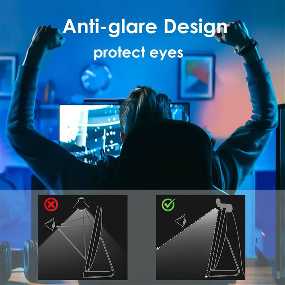 2PCS RGB Monitor Light Bar Set - Desk Setup Bedroom recension och pris