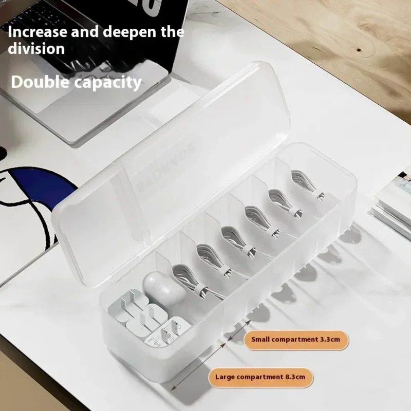 New Cable Storage Box Organize - Desk Setup Organizer recension och pris