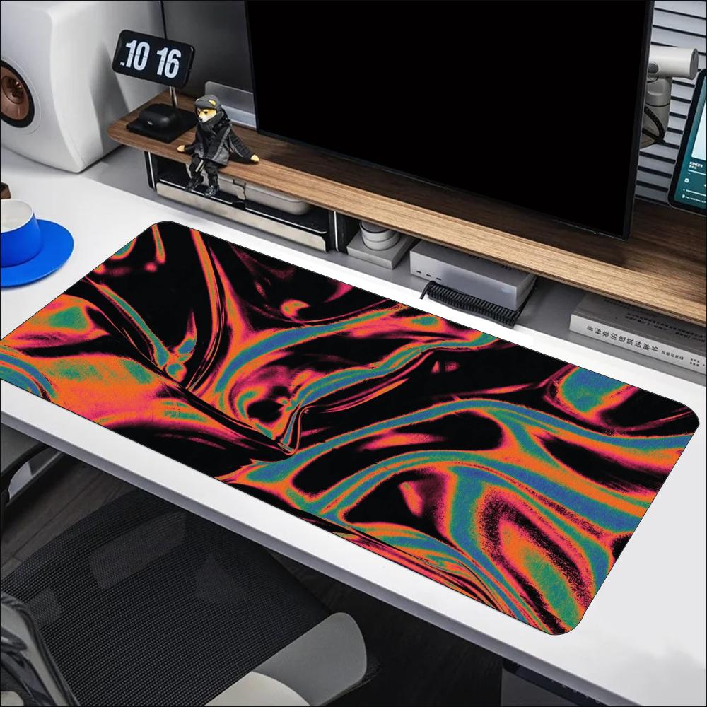 Colorful Liquid Swirl Pattern  - Desk Setup Workspace recension och pris