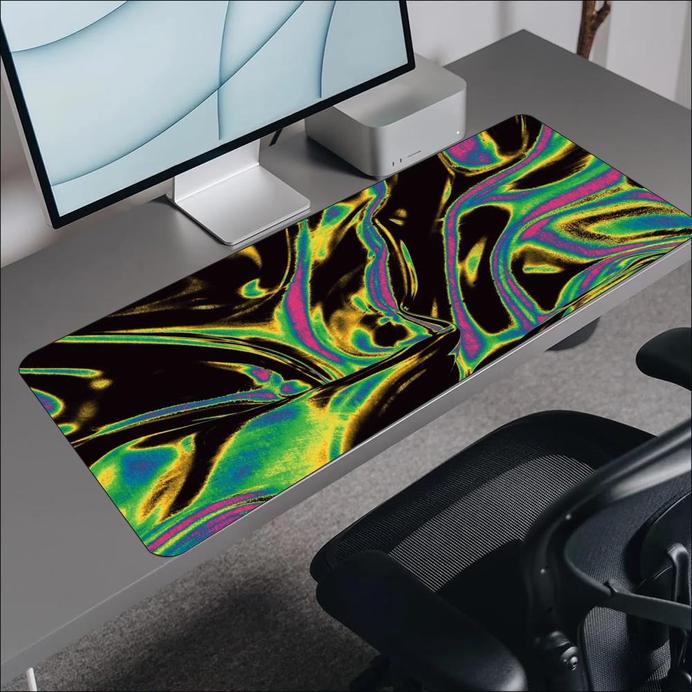Colorful Liquid Swirl Pattern  - Desk Setup Workspace recension och pris