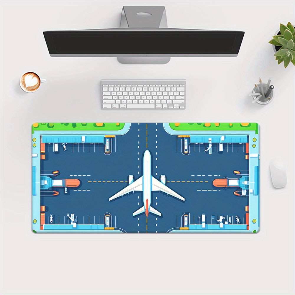 Airplane Runway Mouse Pad Larg - Desk Setup Pc recension och pris