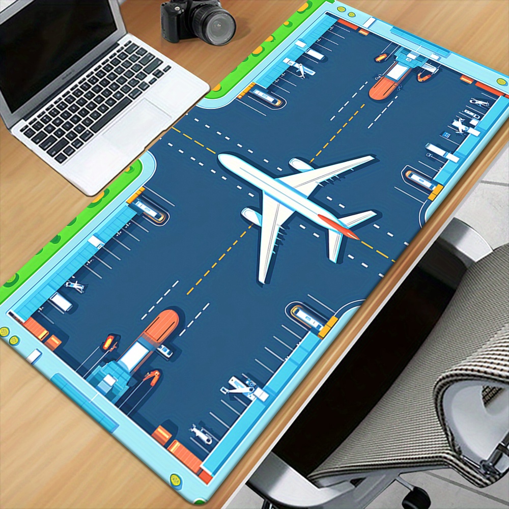 Airplane Runway Mouse Pad Larg - Desk Setup Pc recension och pris