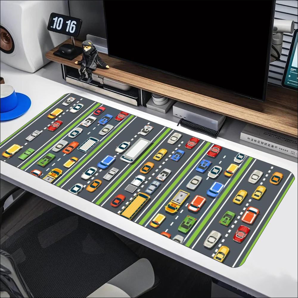 Cartoon Race Track Car Large M - Desk Setup Workspace recension och pris