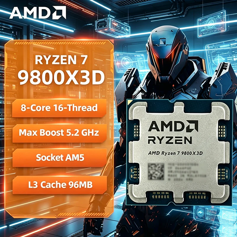 AMD Ryzen 7 9800X3D Game CPU U - Amd Cpu Ryzen 7 recension och pris