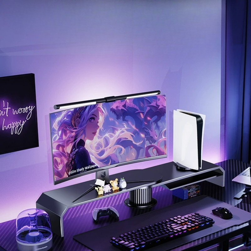 Gaming Dual Monitor Stand Offi - Desk Setup Dual Monitor recension och pris