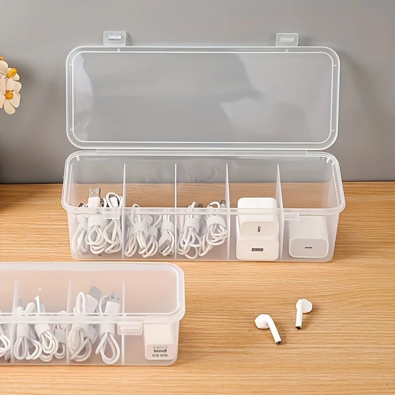 Transparent Cable Organizer wi - Desk Setup Organizer recension och pris