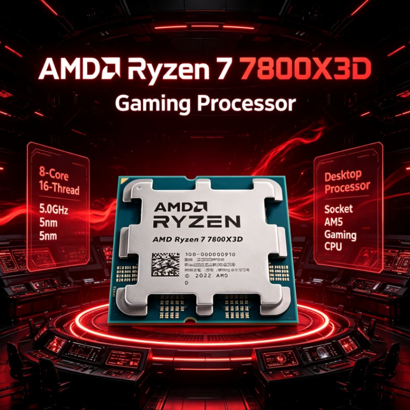Ryzen 7 7800X3D AMD Desktop CP - Amd Cpu Ryzen 7 recension och pris
