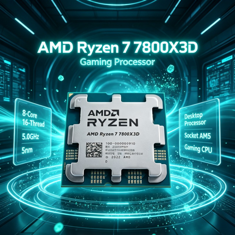Ryzen 7 7800X3D AMD Desktop CP - Amd Cpu Ryzen 7 recension och pris
