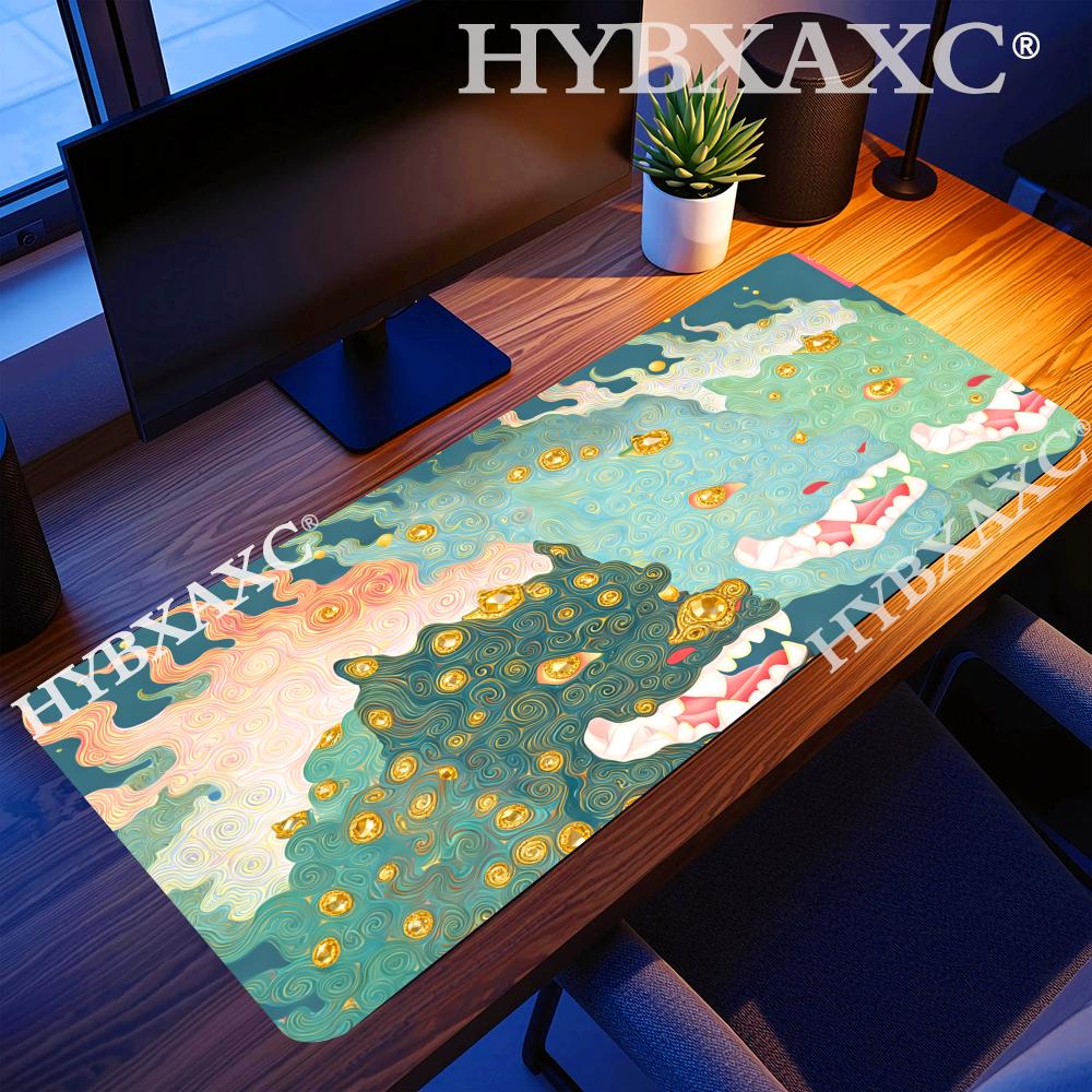 HYBXAXC Mythic Dragon Desk Mat - Desk Setup Workspace recension och pris