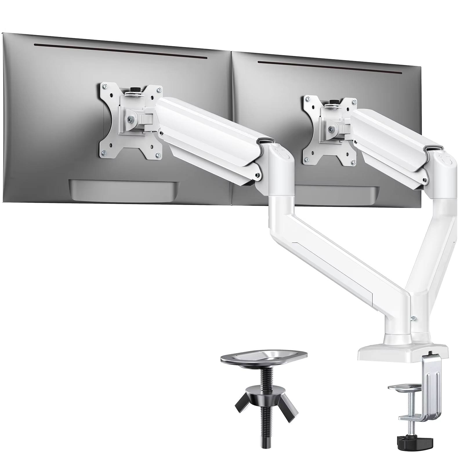 Dual Monitor Mount Stand Desk  - Dual Monitor Desk Setup recension och pris