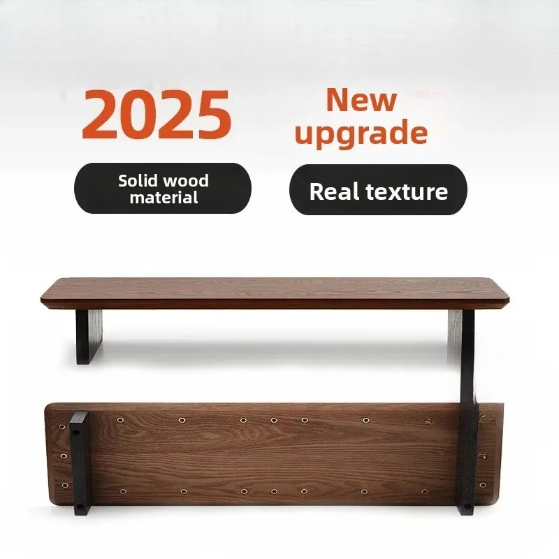 Solid Wood Monitor Riser Stand - Desk Setup Organizer recension och pris