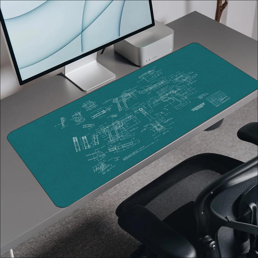 Blueprint Mechanical Sketch La - Desk Setup Workspace recension och pris