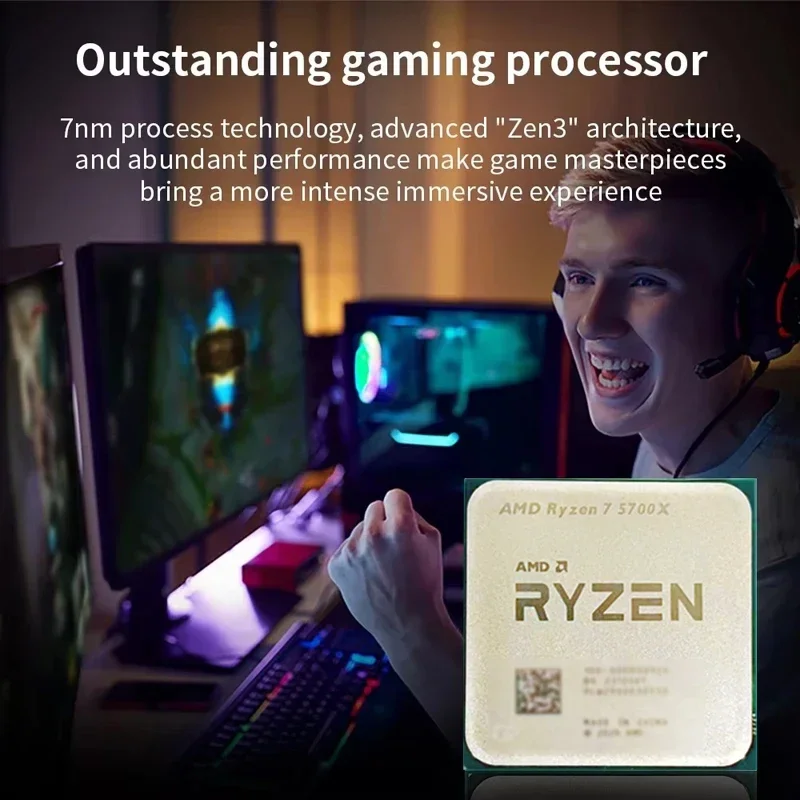 AMD Ryzen 7 5700X Processor 8- - Amd Cpu Ryzen 7 recension och pris