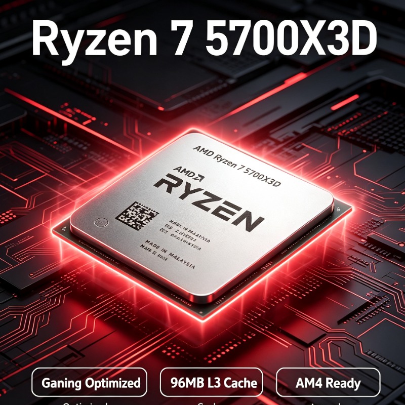 Ryzen 7 5700X3D Bulk Desktop P - Amd Cpu Ryzen 7 recension och pris