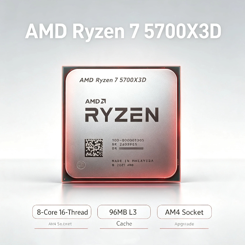 Ryzen 7 5700X3D Bulk Desktop P - Amd Cpu Ryzen 7 recension och pris