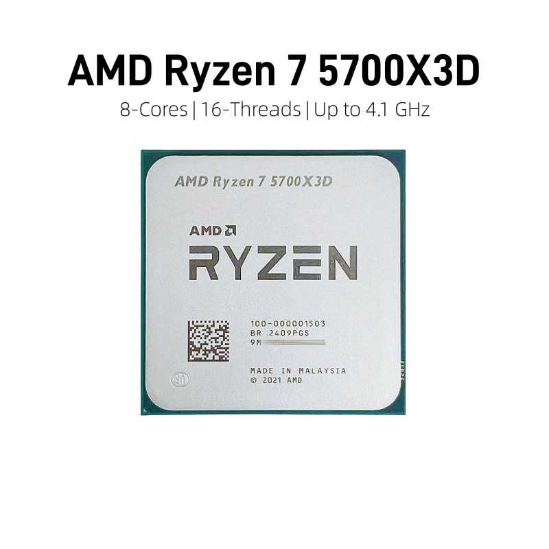 Ryzen 7 5700X3D Bulk Desktop P - Amd Cpu Ryzen 7 recension och pris