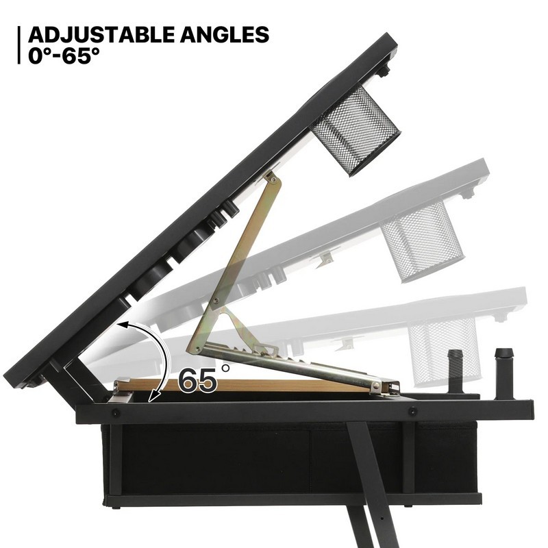 Adjustable Height Drawing Tabl - Desk Setup Pc recension och pris