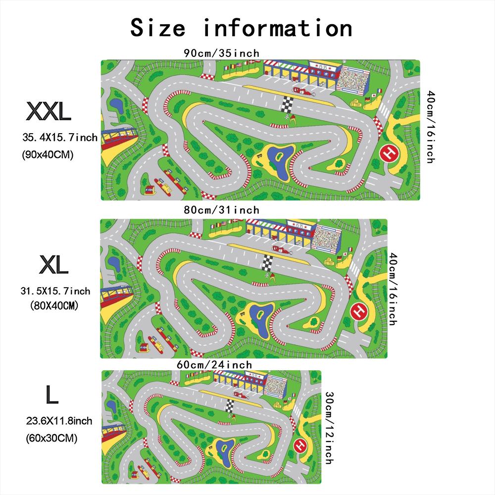 City Traffic Road Map Pattern  - Desk Setup Workspace recension och pris