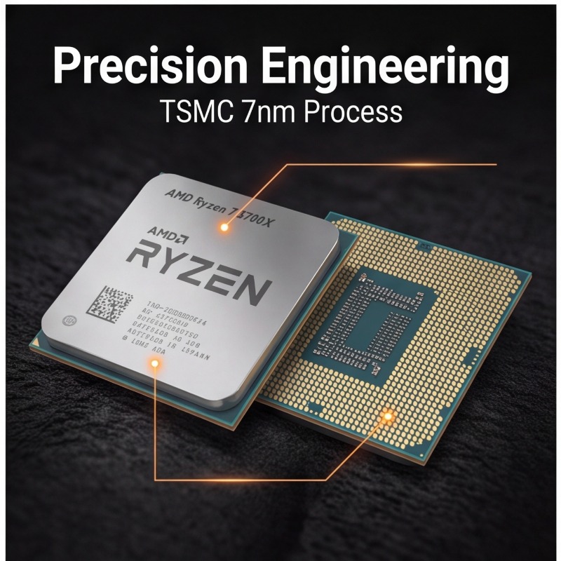 65W TDP AM4 CPU AMD Ryzen 7 57 - Amd Cpu Ryzen 7 recension och pris