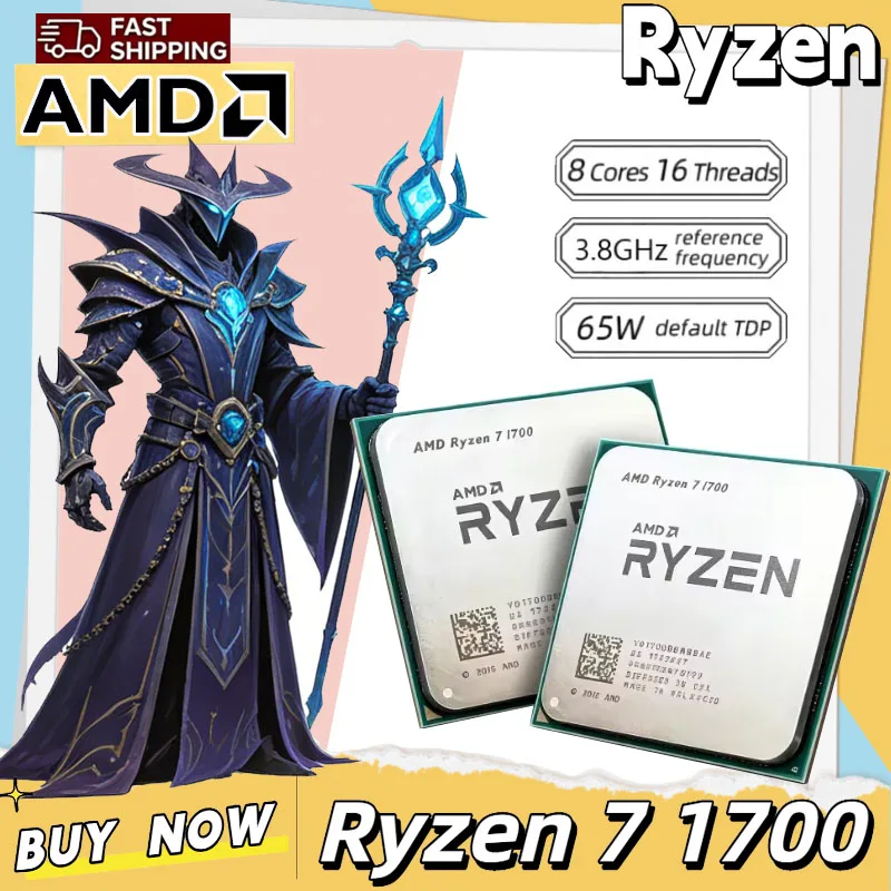 AMD Ryzen 7 1700 3.0GHz Eight  - Amd Cpu Ryzen 7 recension och pris