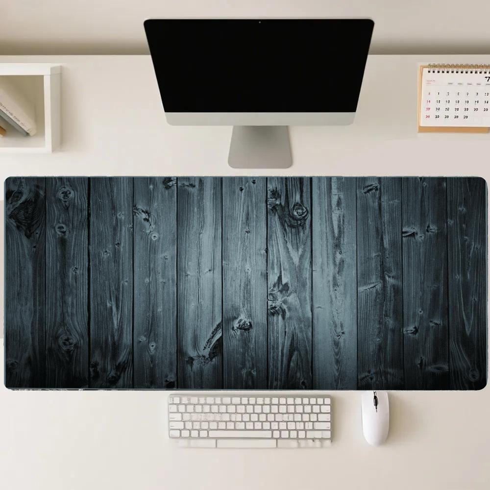 Black Wood Mousepad Desk Acces - Desk Setup Black And Wood recension och pris