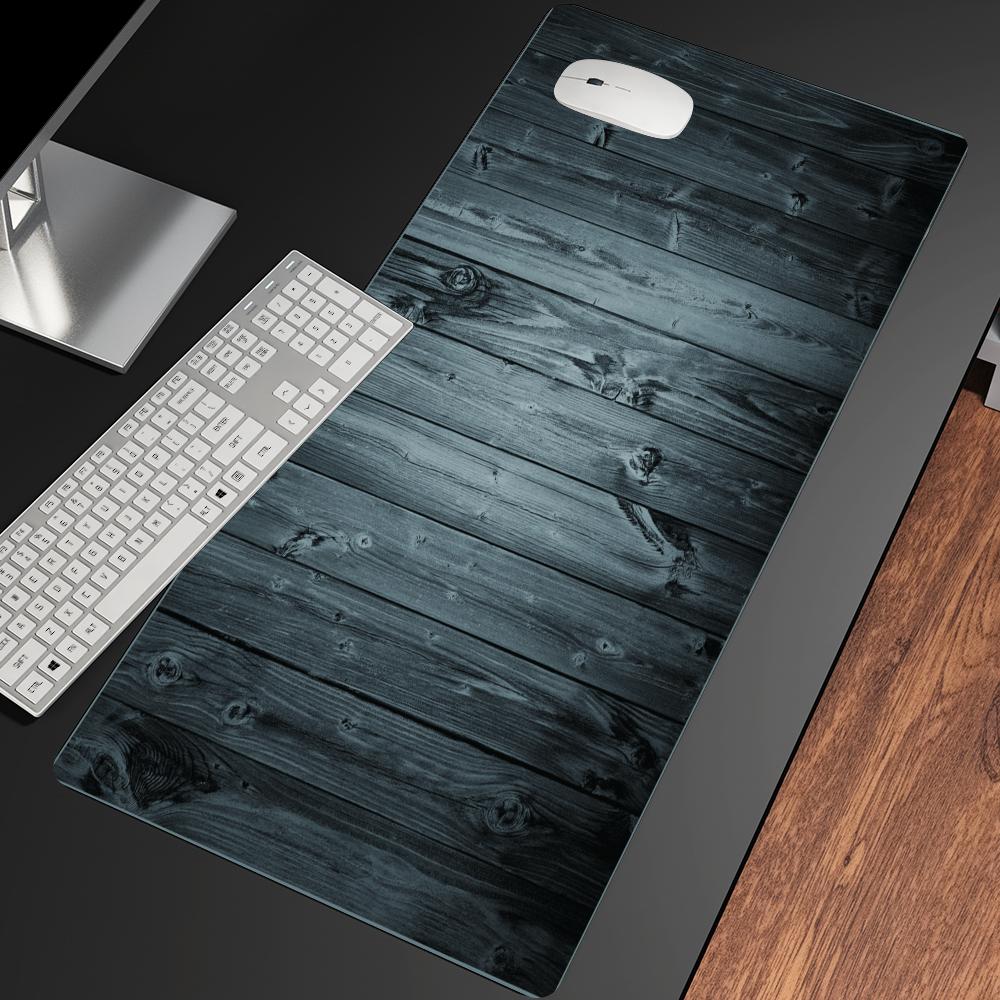 Black Wood Mousepad Desk Acces - Desk Setup Black And Wood recension och pris