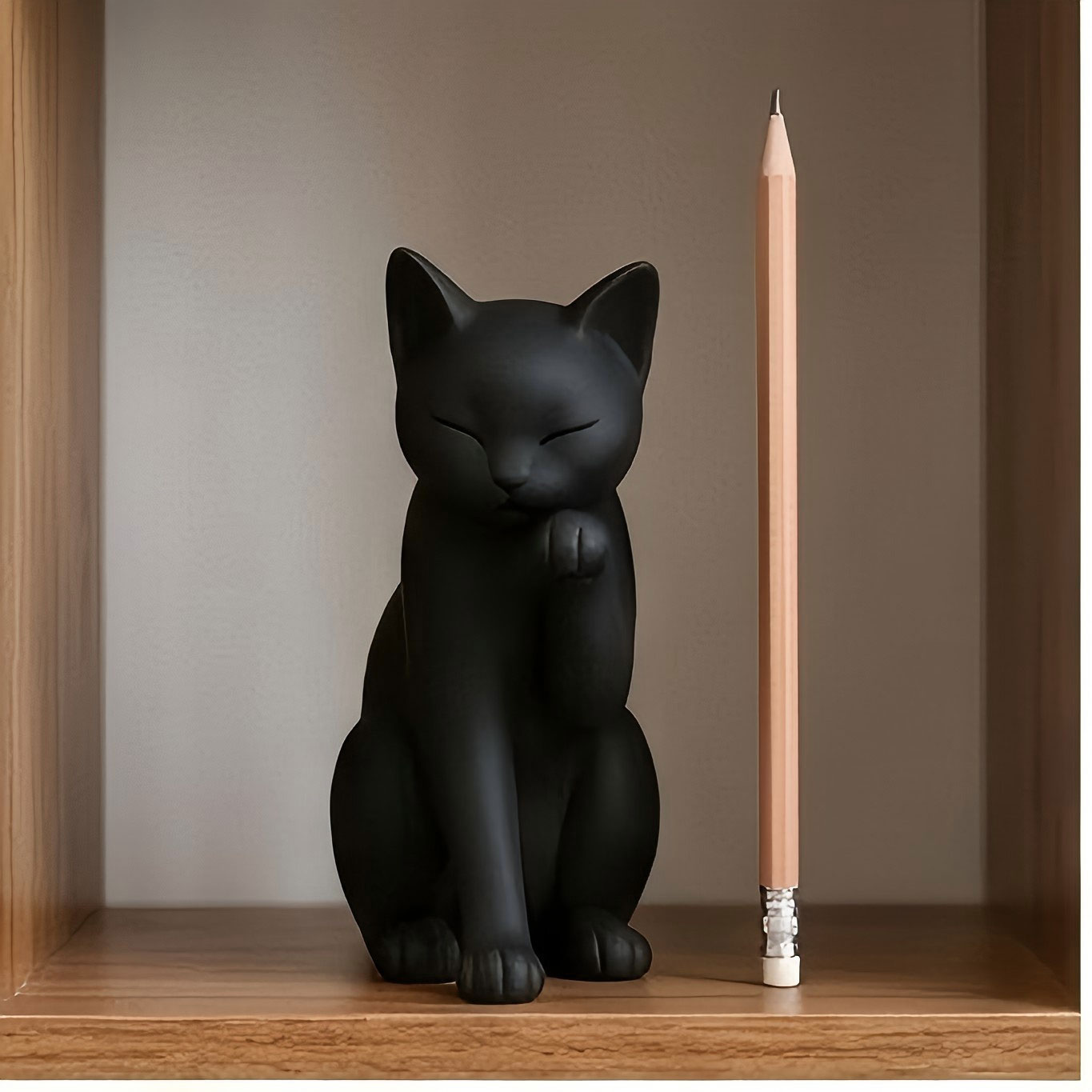 Grooming Cat Desk Decor 3D Min - Desk Setup Workspace recension och pris