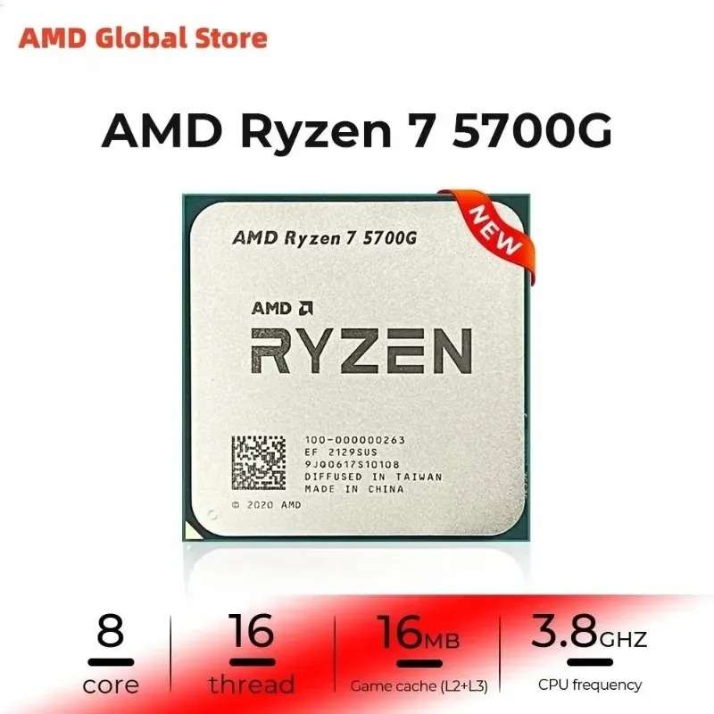 AMD Ryzen 7 5700G Socket AM4 1 - Amd Cpu Ryzen 7 recension och pris