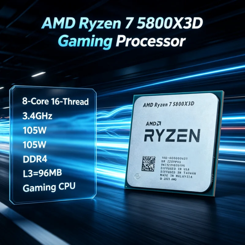 AMD R7 5800X3D 96 MB 7nm Ryzen - Amd Cpu Ryzen 7 recension och pris