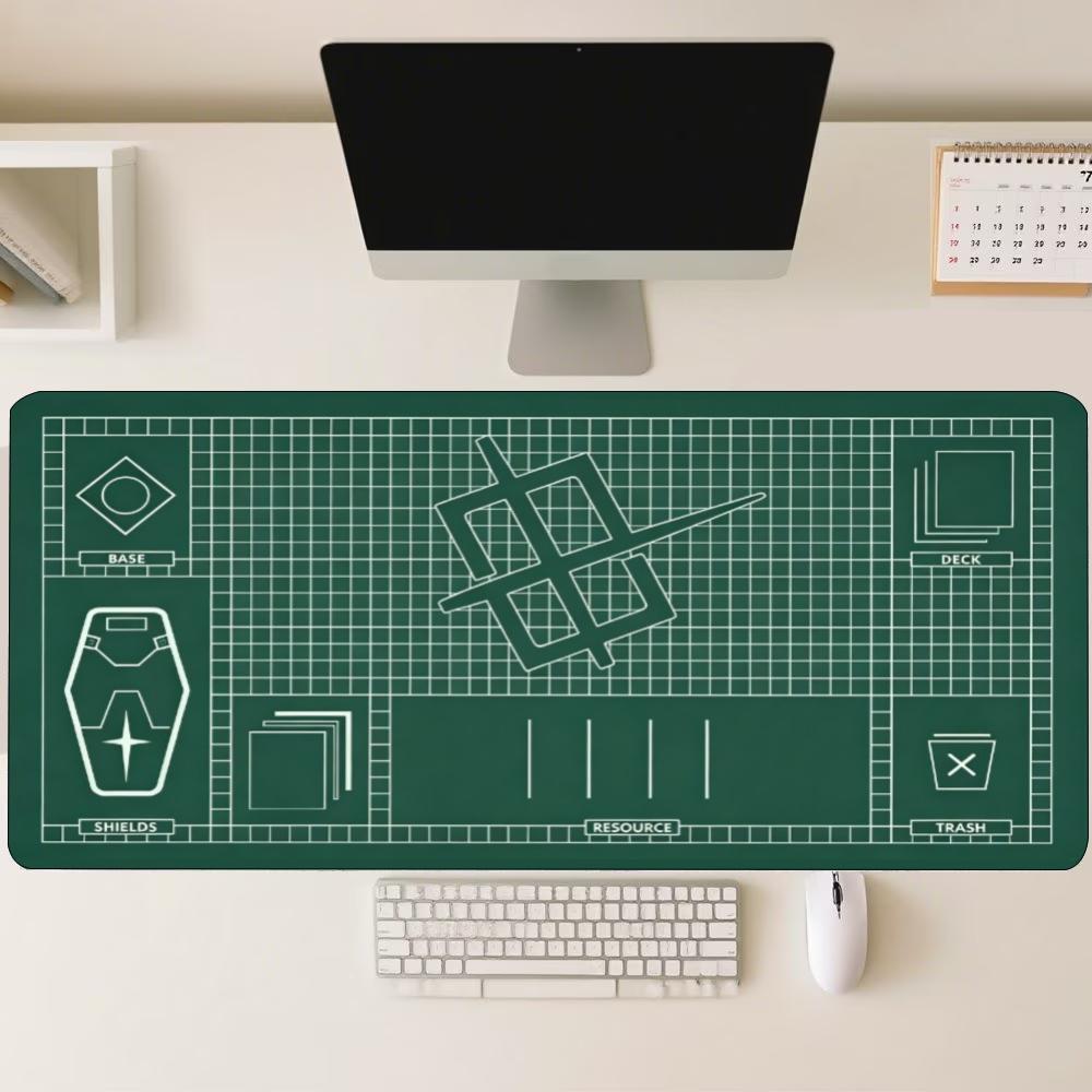 Grid Cutting Mat Pattern Large - Desk Setup Workspace recension och pris